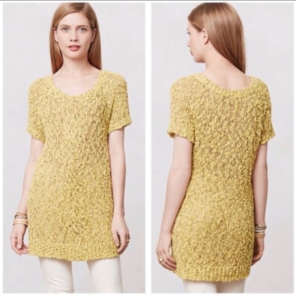 Moth Anthropologie Juliet Chunky Tunic Top Small